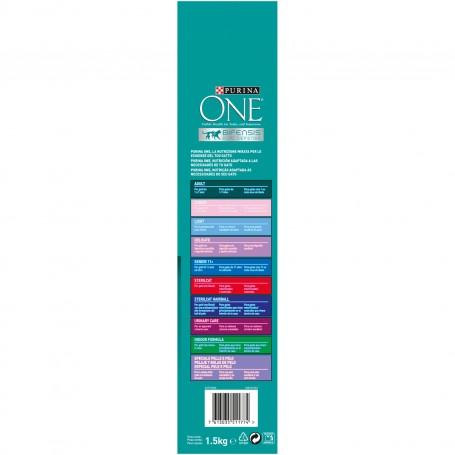 Purina One Bifensis Esterilizados rico en Salmón y Trigo
