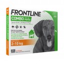 Frontline Combo Spot On Perros 2-10 Kg, Pipetas para perros antipulgas