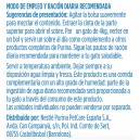 Composición alimento húmedo PURINA GOURMET Crystal Soup atún natural servido con gambas y atún natural y anchoas