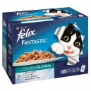 PURINA FELIX Fantastic Festín del Mar en Gelatina pack surtido sobres