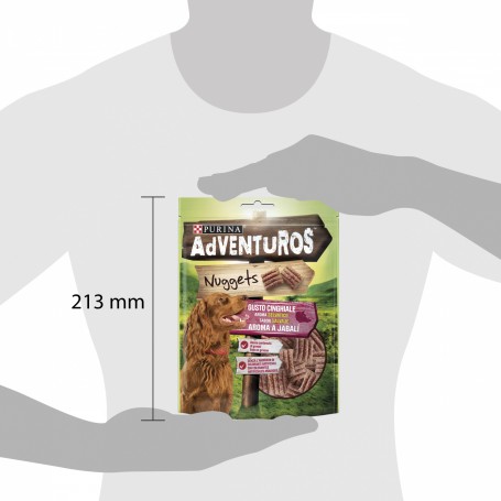 Tamaño snacks Purina Adventuros Nuggets