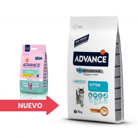 Pienso para gatos Advance Kitten Chicken & Rice