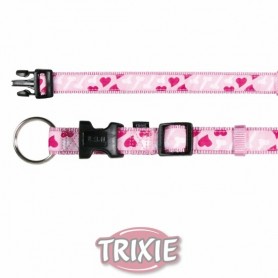 Collar Modern Art Rose Heart Rosa