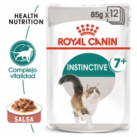 Royal Canin Instinctive 7+ comida húmeda en salsa para gato sénior
