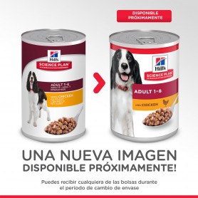 Hill's Science Plan Adult Alimento húmedo perro sabor pollo - lata 
