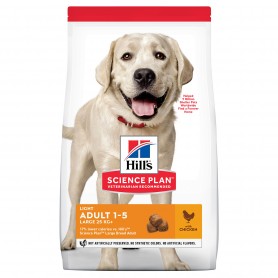 Hill's Science Plan Adult Light Large Breed alimento seco perro...