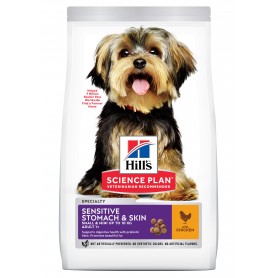 Hill's Science Plan Adult Sensitive Stomach & Skin Small & Mini...