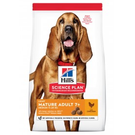 Hill's Science Plan Mature Adult 7+ Light razas medianas pollo