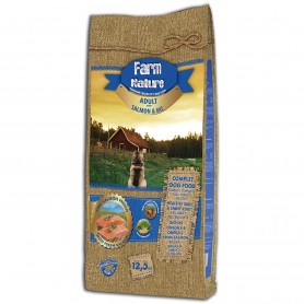 Farm Nature salmón y arroz perro