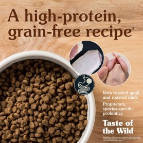 Taste of the Wild Grain Free Lowland Creek Gato Codorniz