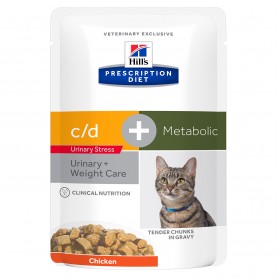 Prescription Diet Feline c/d Urinary Stress + Metabolic (Bolsita)