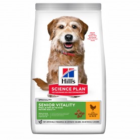 Hill's Science Plan Senior Vitality alimento para perros mayores 7+...