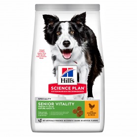 Hill's Science Plan Senior Vitality alimento para perros mayores 7+...