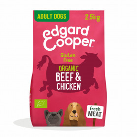 Edgard & Cooper, pienso sin gluten con vacuno y pollo ecológico y...