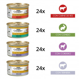 Purina Gourmet Gold Mousse Pack Surtido 96x85g