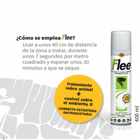 Flee Spray Antiparasitario Ambiental para perros y gatos