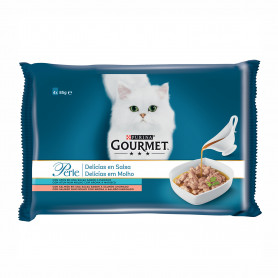 Purina Gourmet Perle Delicias en Salsa con Salmón y Atún