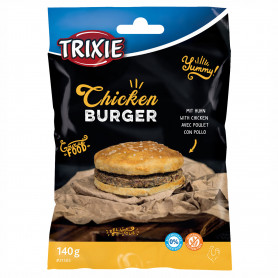 Hamburguesa de pollo para perros