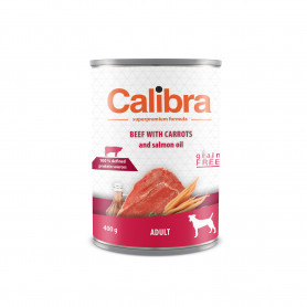 Calibra Adult Beef with Carrots and Salmon Oil Lata