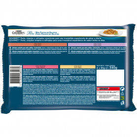 Purina Gourmet Perle Finas láminas en gelatina con Pato, con Caza,...