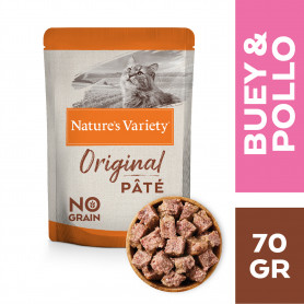 Natures Variety Original Grain Free Beef and Chicken Pouch Cat