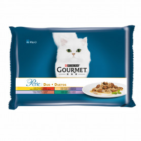 PURINA GOURMET Perle Finas Láminas DUO con Carnes Delicadas