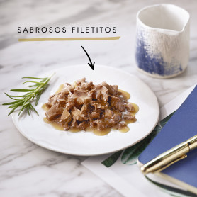 PURINA GOURMET Perle Finas Láminas DUO con Carnes Delicadas