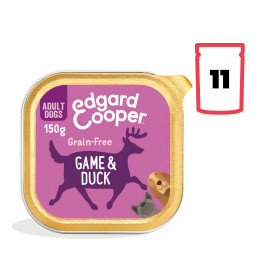 Edgard & Cooper, pack 11 tarrinas sin cereales con venado y pato...