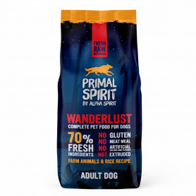 Primal Spirit Wanderlust alimento completo de pollo y arroz