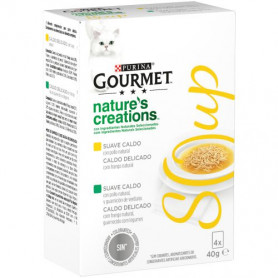 PURINA GOURMET Nature's Creations Soup pollo natural servido con...