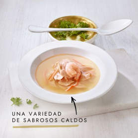 PURINA GOURMET Nature's Creations Soup salmón natural servido con...