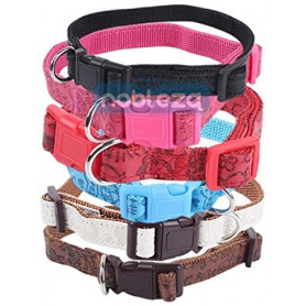 Outlet Collar Polipiel con dibujos en relieve Talla L Nobleza