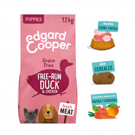 Edgard & Cooper, pienso sin cereales con pato y pollo frescos para...