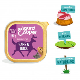 Edgard & Cooper, pack 11 tarrinas sin cereales con venado y pato...
