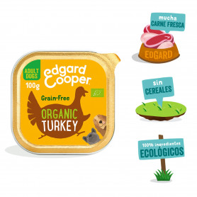 Edgard & Cooper, pack 17 tarrinas sin gluten con pavo ecológico...