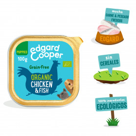 Edgard & Cooper, pack 17 tarrinas sin gluten con pollo ecológico y...