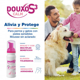DOUXO S3 CALM Mousse para pieles sensibles de perros y gatos
