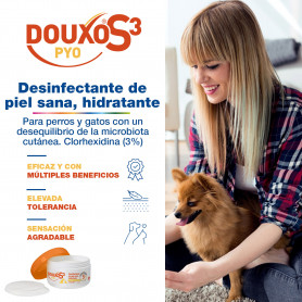 DOUXO S3 PYO Pads Desinfectante de piel sana hidratante