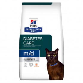 Hill's Prescription Diet m/d alimento para gatos con Pollo