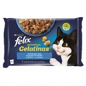 PURINA FELIX Sensation   Gelatinas Selección Pescado
