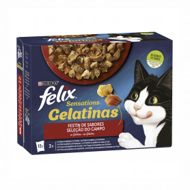 PURINA FELIX Sensation   Gelatinas Selección de Carnes