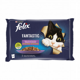 Purina Felix Selecciones Favoritas en Gelatina