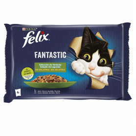 Purina Felix Selección de Verduras en Gelatina