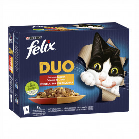 Purina Felix Fantastic Duo Delicious con Carne 