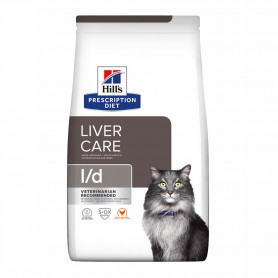 Hill's Prescription Diet l/d alimento para gatos con Pollo