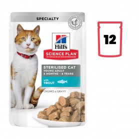 Hill's Science Plan Feline Sterilised Trucha (Bolsita)