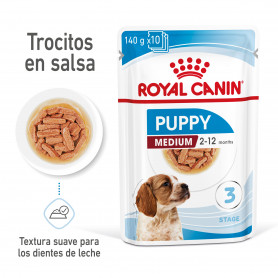 Royal Canin Medium Puppy comida húmeda para cachorro de razas...