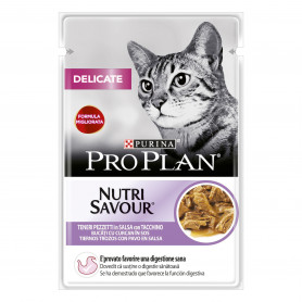Purina Pro Plan Delicate Gato Pavo (Salsa)