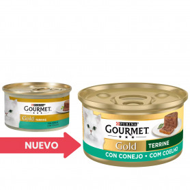 Purina Gourmet Gold Tarrine con Conejo
