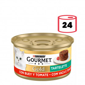 PURINA GOURMET Gold Tartelette con Buey y Tomate